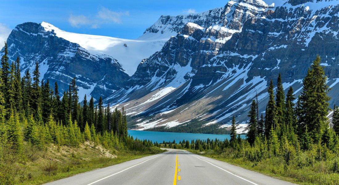 RM As The Icefields Parkway, Canada: Stretching from Jasper National Park to Banff via Lake Louise with hundreds of glaciers and waterfalls and lots of wildlife sightings! Perfect for Namjooning!   #BTSARMY  @BTS_twt