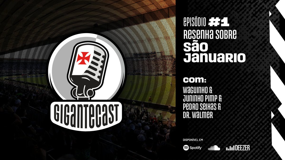 O Vasco agora tem um podcast para chamar de seu. 

Muita resenha, muita história e claro muito Vasco.

Ep.001: #SaoJanuario94

Saiba mais sobre  o GiganteCast:

👉🏽 bit.ly/3tJBoOH

#GiganteCast
#VascoDaGama