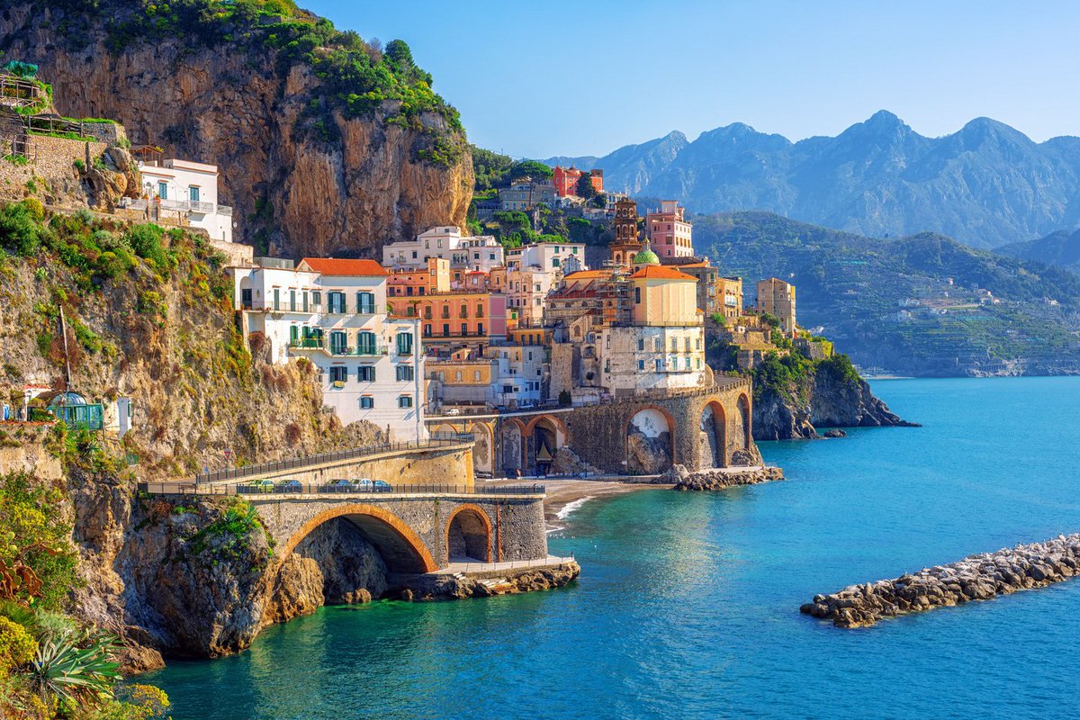 Yoongi As Amalfi Coast Drive, Italy: Plunging mountains on one side and deep Tyrrhenian sea on another, it's a hub of history and culture combined with gorgeous views! Can you imagine anything that describes Yoongi more?   #BTSARMY  @BTS_twt