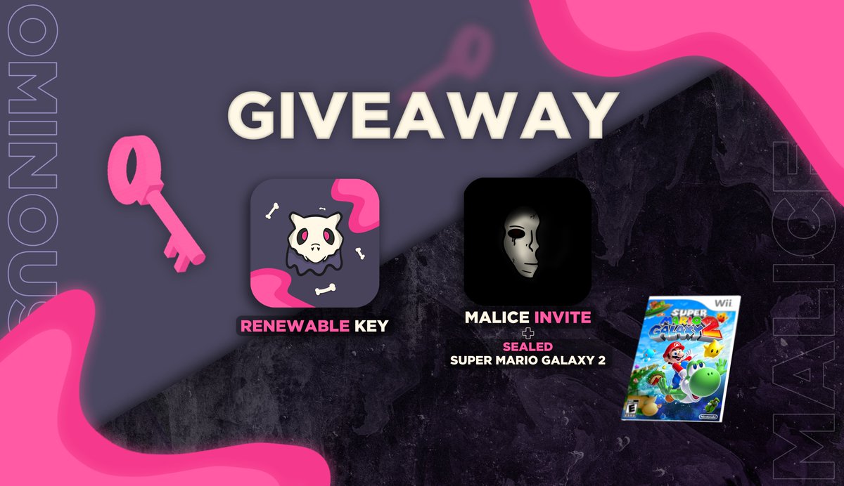 Partnership! 🎉

We are happy to announce our partnership with <a href="/WeAreMalice/">Malice</a>, the ONLY group you need for all your vintage &amp; collectible needs.

To celebrate this, we will be giving away everything in the graphic! 🚀

Want to win?
• RT &amp; LIKE
• FOLLOW <a href="/WeAreMalice/">Malice</a> &amp; <a href="/OminousAIO/">Ominous</a>