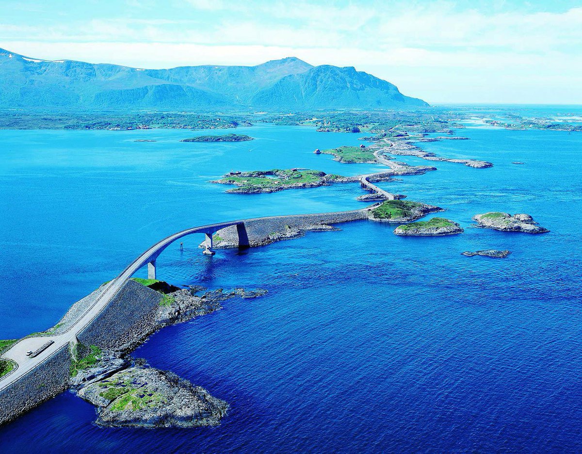 Tae as Atlantic Road, Norway: One of the most interesting and unique road that connects culture, scenery, and history! It's unique, it's gorgeous and one of a kind! So I thought it matches Tae perfectly!   #BTSARMY  @BTS_twt