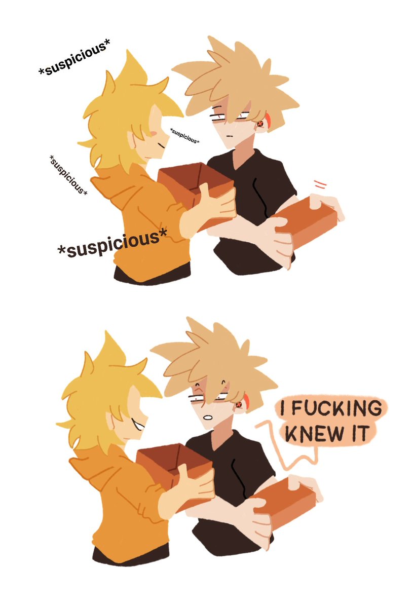 The class gives Bakugou birthday presents (7/10)