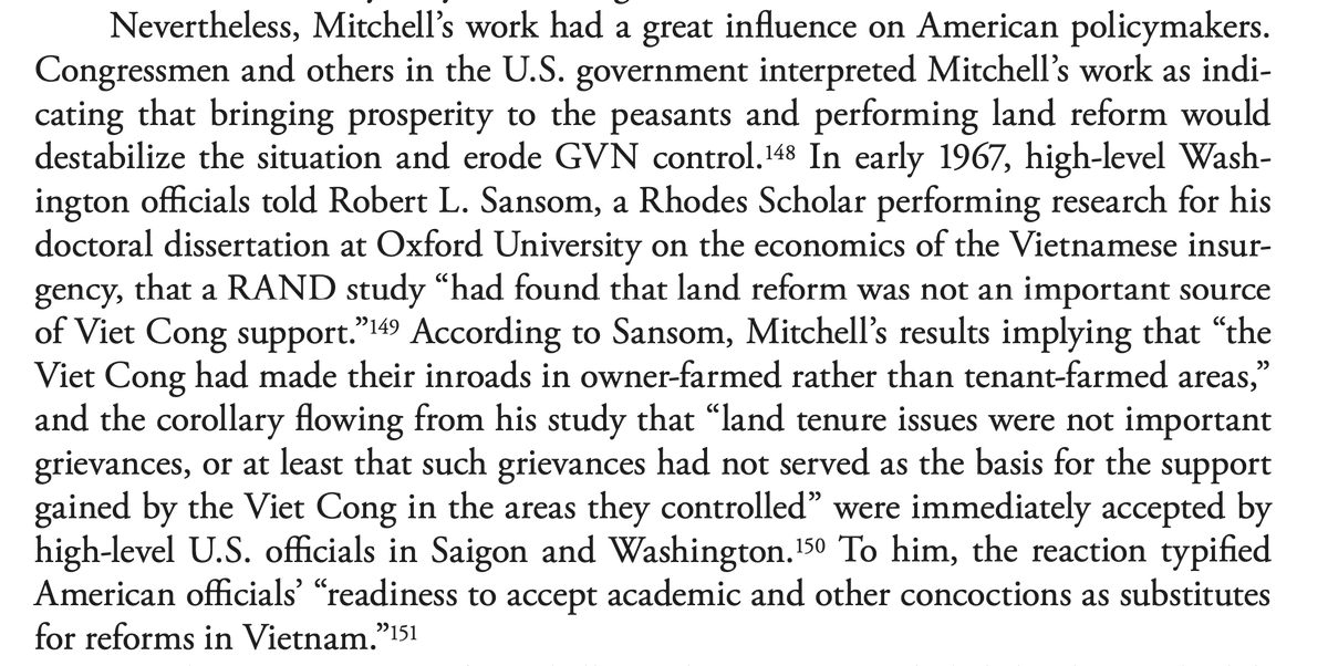 Unfortunately, as is often the case, bad research won the policy debate. RAND’s official history notes how Washington was eager to accept Mitchell’s results, despite the rebuttals, as a substitute for the hard work of actual reform. 12/