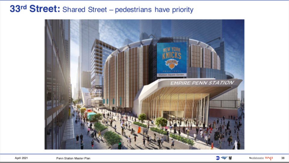 There will be new major entrances midblock on 33rd Street and 31st Street connecting to a light-filled mid-block Train Hall. There will also be new exit at the corners of 8th and 31st and 33rd, in addition to the new entrance on Seventh Avenue. /15