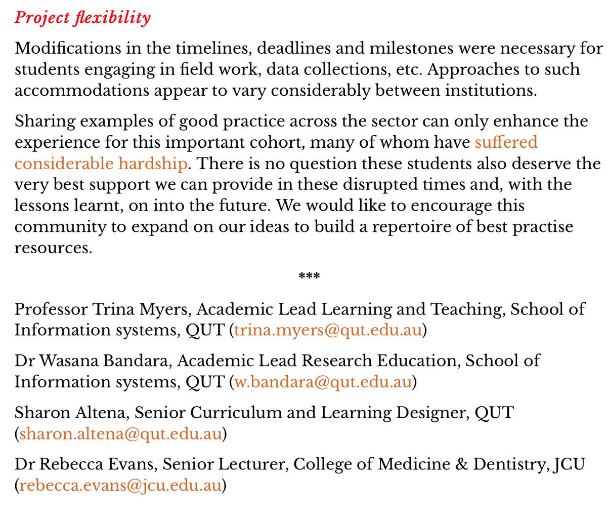 Sally Kift tweet media