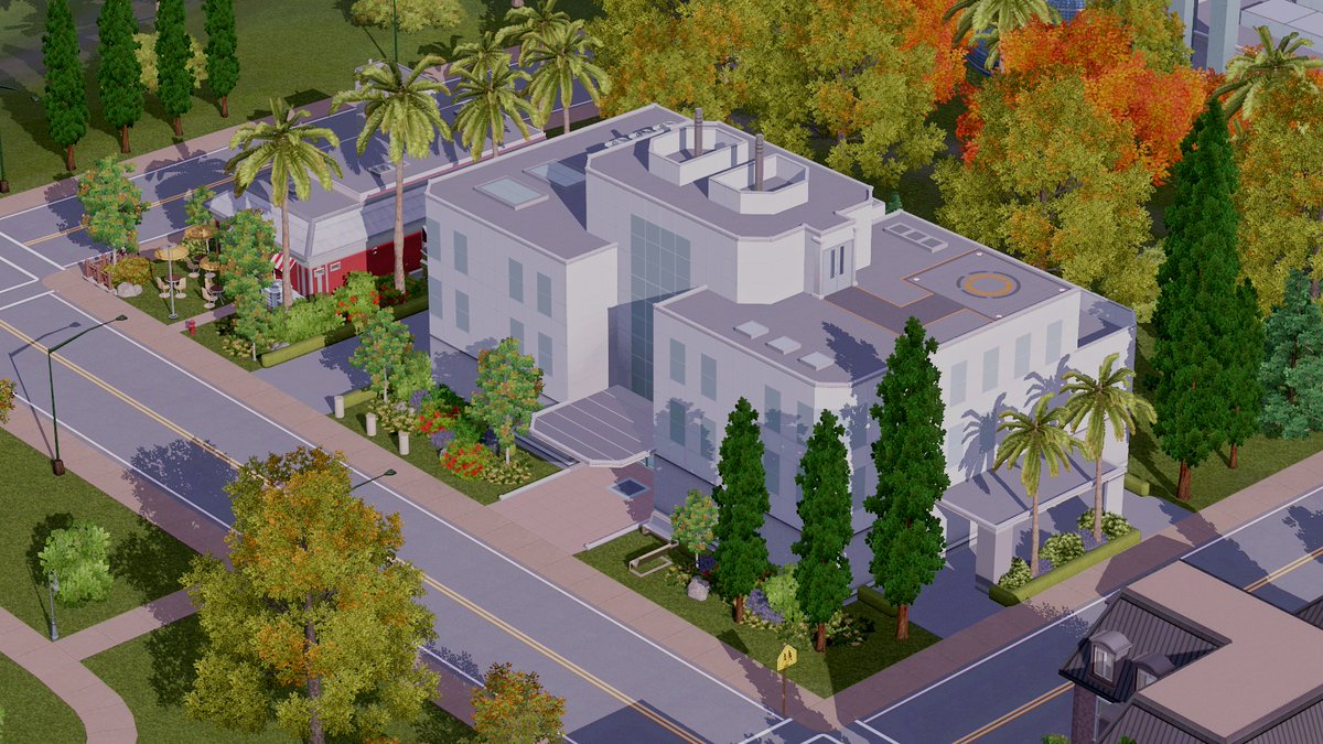 boringbonestv's tweet photo. Amen! I finally finished the hospital! Hahaha here are some prints of the final result <3 #OldSunset #SunsetValleyBeta #SunsetValley2021 #TheSims3Beta https://t.co/JBRkKXzUCJ