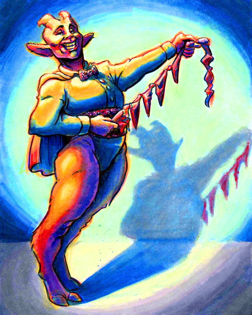 Spiderlair's tweet photo. Prints available in my shop (same account name) <3

#TraditionalArt #fauns #satyrs #RainbowColors #CopicMarkers #CopicArt #SpikedCollar #faun #satyr #FantasyArt #TransArt #EnbyArtist #spiderlair https://t.co/PBET6nil4d