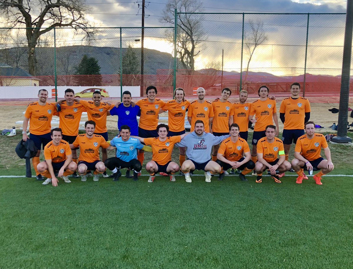 Sporting_DW's tweet image. Got to post a pic of the Rebels and their big @COPremierLeague draw with favs Colorado Rovers. Player of the match goes to GK Austin Munoz for his outstanding play between the sticks. Keep snagging points Rebels!! #WoodsBossBrewing #ColoradoIceSoccer