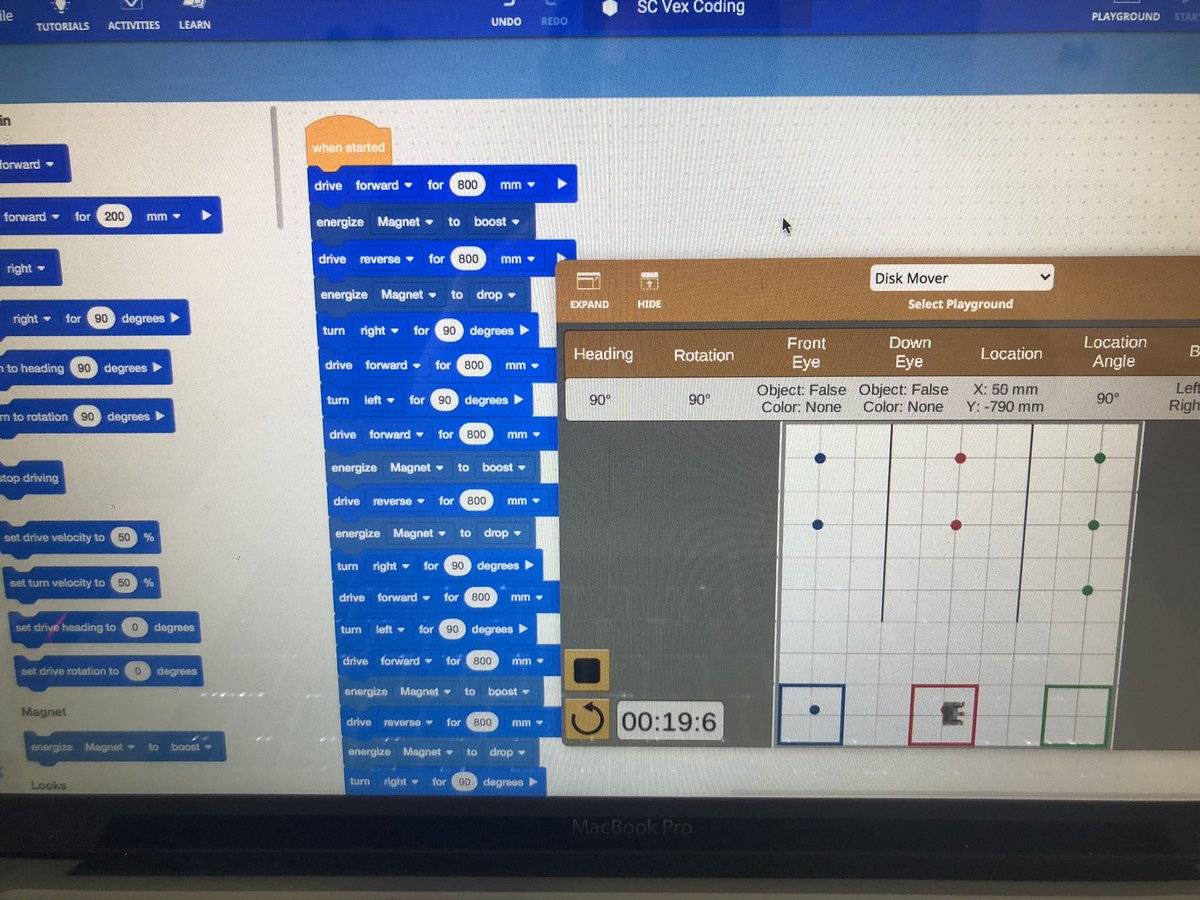 s_chisholme's tweet image. Thank you to our EGELT’s @miggylino and @KCinaps for the opportunity to participate in VEX coding! The students had so much fun! @StGregory01 #mathcoding
