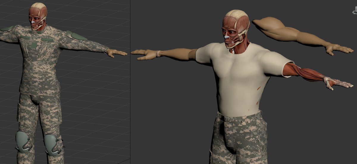 YHWHGames's tweet photo. Day 51 of 313
Moving right along! About 60% done with tool creation!!
#YHWHGames #SOCP #GregThompson #ArmyCombatives #USArmy #GameDev #GameDevelopersLifestyle #UnrealReady #HoustonGameDeveloper ##HoustonGameDev #UnrealEngineReady #Unwrapped #3DModeling #GoArmy #customCharacter https://t.co/b0X5ZctYL3