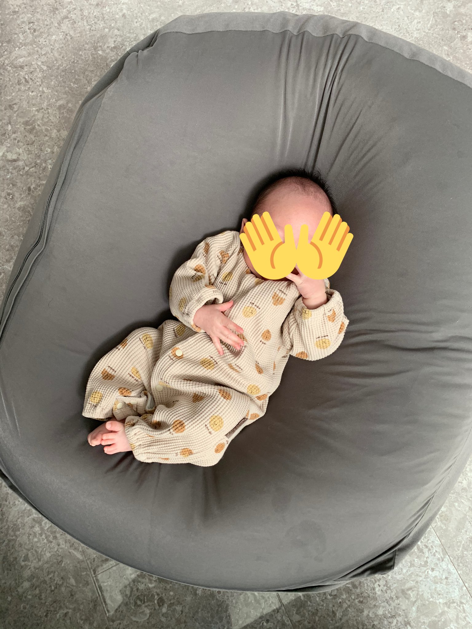 夢中 無印良品のビーズクッション 赤ちゃん一時置き場として活躍している T Co Yaynrofaxk Twitter
