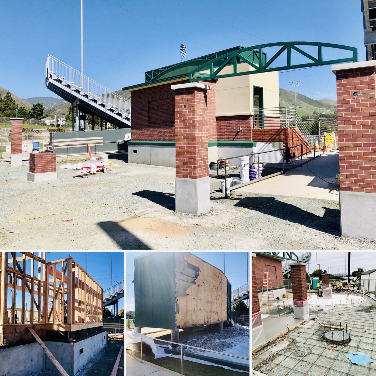 Cal Poly Baseball (@calpolybsb) on Twitter photo The Hoffman Press Box is nearing completion, and a new home for the <a href="/STLWizard/">Ozzie Smith</a> #RideHigh The Hoffman Press Box is nearing completion, and a new home for the <a href="/STLWizard/">Ozzie Smith</a> #RideHigh