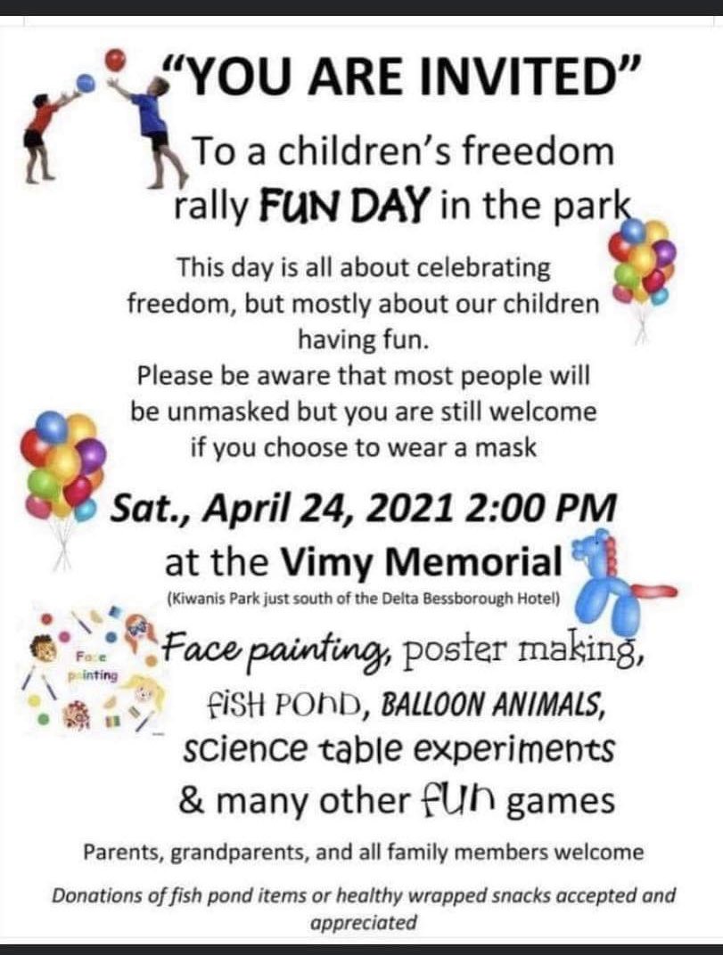 klinger_miranda's tweet photo. What in the fresh hell is this?!?
So enraging.  A Kids Party?!? 
I mean, the poster is kinda funny.  Poster making?!? 
Science experiments?? From a group of people who don’t recognize basic science?  That’s rich. https://t.co/xOj93mgbD8