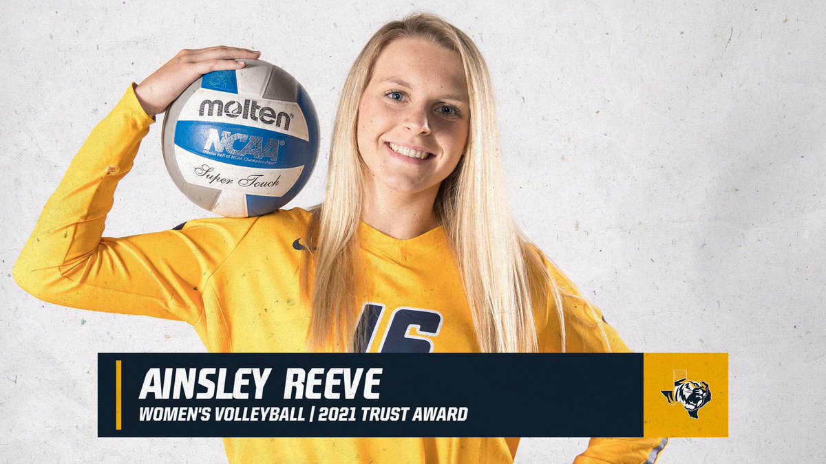 🏆#TobyAwards21
🏐<a href="/ETBU_Volleyball/">ETBU Volleyball</a> 
➡️Toughest Tiger Award
👤Ainsley Reeve