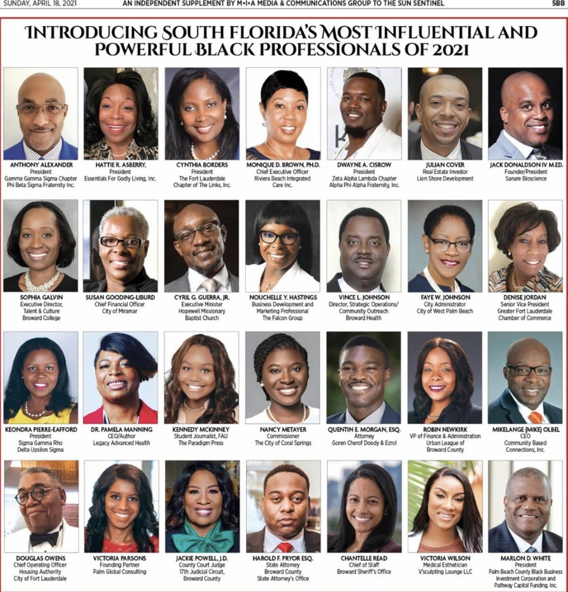 UFBlackAlumni's tweet photo. Congratulations to Quentin E. Morgan, ESQ. for being among the list of South Florida's Most Influential and Powerful Black Professionals of 2021.
#UFBlackAlumni #UFABA #GoGators #GatorNation @ufalumni @UF https://t.co/PXRJoUv9oU