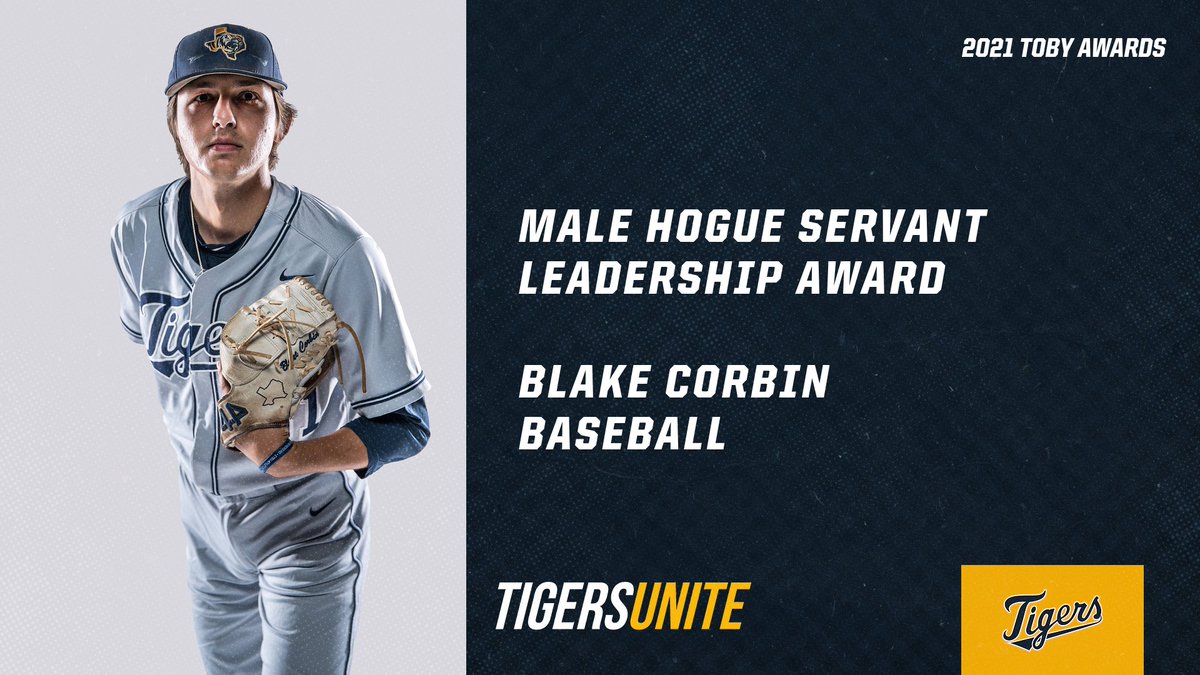 🏆#TobyAwards21
🥇Male Hogue Servant Leadership Award
👤Blake Corbin