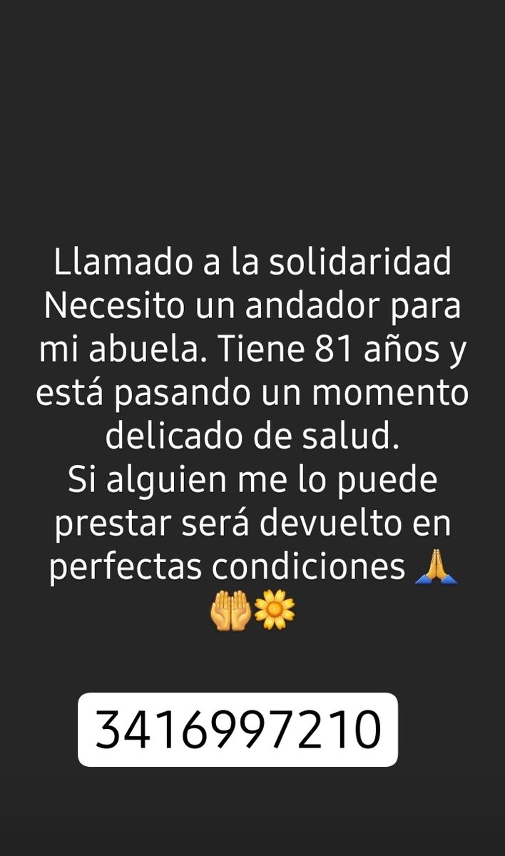 ROSARIO! ES DE SUMA NECESIDAD!! 
CUALQUIER COSA SE PUEDEN COMUNICAR A ESE NUMERO O CONMIGO A TRAVÉS DE ESTE MEDIO!! MUCHÍSIMAS GRACIAS