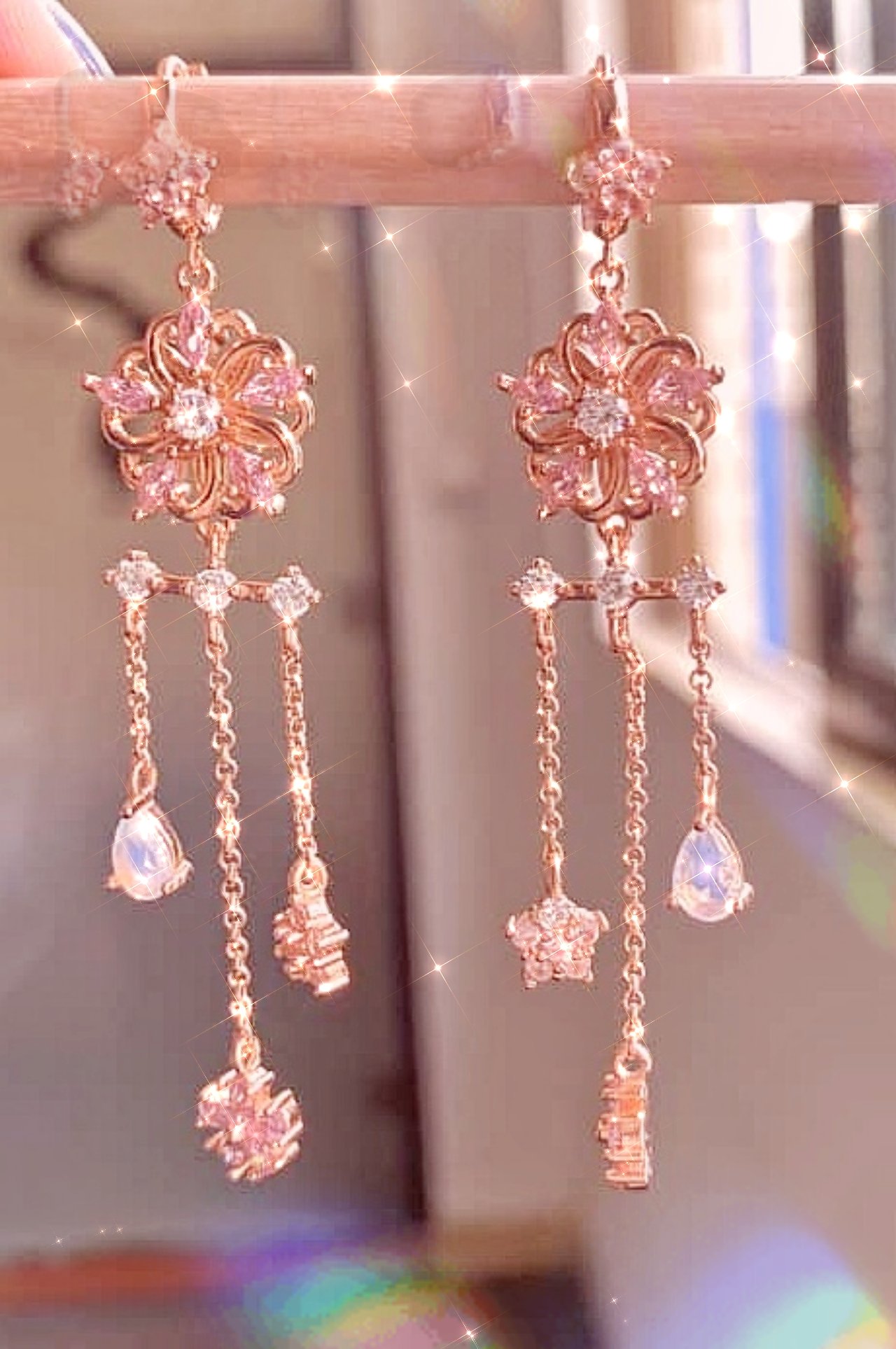 Pandora cherry blossom earrings deals