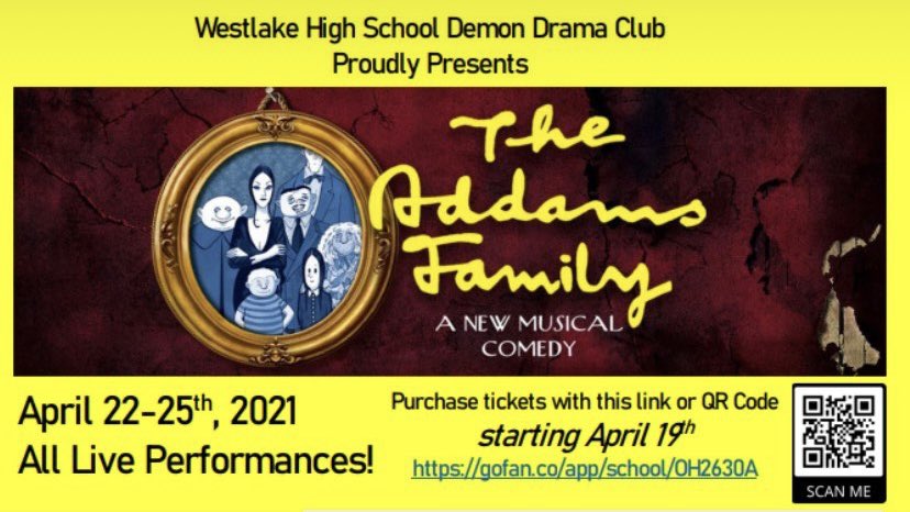 “What If” you want to come see the show!! Tickets are on sale NOW!!! And opening night is TOMORROW!!!! Please support this amazing cast! Tickets can be bought from the URL code in the picture below!!