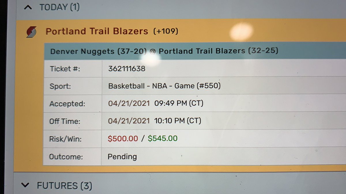 TeamBall9's tweet image. Let’s tie my winning streak of 14. 

KobeClub members making this a free play for TeamBall.  Let’s all win here. 
#nba #Blazers