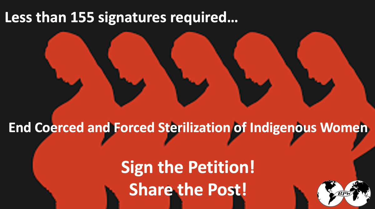 Sign @BBowmanville petition to End Coerced & Forced Sterilization of Indigenous Women. This is a “contravention of Canadian Human Rights legislation as it denies women of their basic human right to have children.” Retweet! Sign the petition: petitions.ourcommons.ca/en/Petition/De… #bpwontario