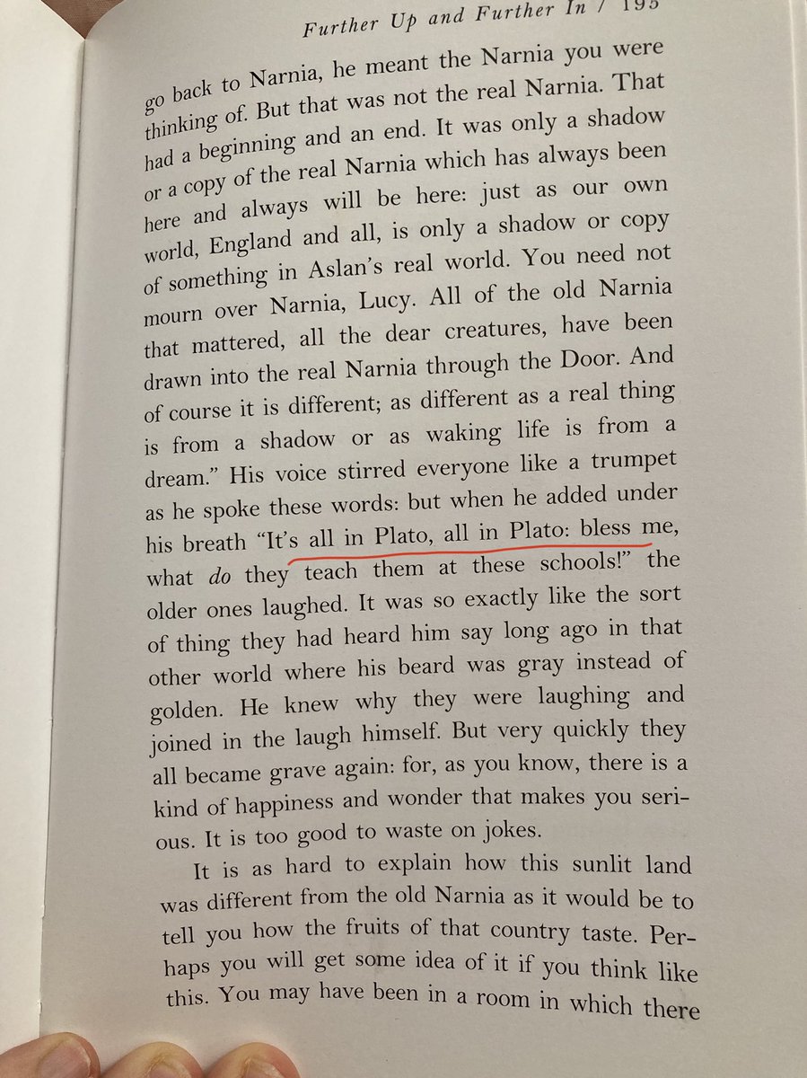 Agnes Callard on Twitter "When I read this part of the final Narnia book to 12yo and 8yo they