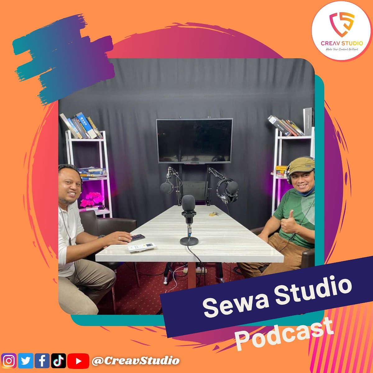 CreavStudio's tweet photo. Ayo creavers booking studio rekaman sekarang juga mumpung promo nih!!!
2 jam cuma 350k doang... murah gak? Murah gak?Ya murah dong!!
Ayo segera hubungi kami disini:
08111012392
#sewastudiojakarta #sewastudio #studiopodcast #studiorekaman #studiomurah #murah #podcast #podcastin https://t.co/78suMninWK
