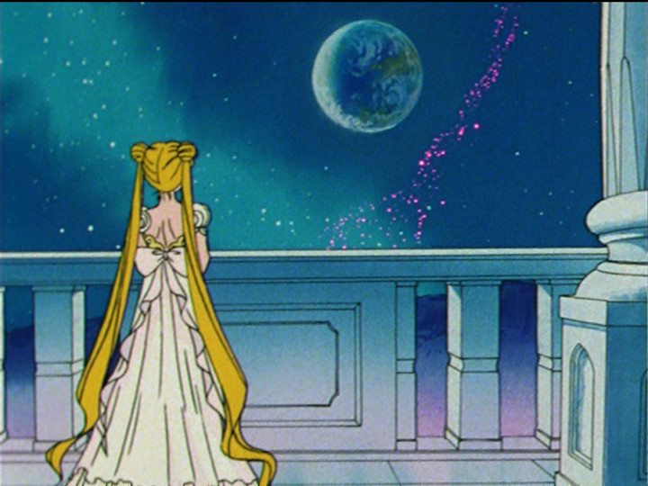 WARNING: SAILOR MOON SPOILERSSpoilers from here to fowardAfter time, Usagi awakens as the moon princess, Princess Serenity. Serenity was Usagi's past life in the Moon Kingdom (which is in the moon lol).Her mom was Queen Serenity, alias Selene.