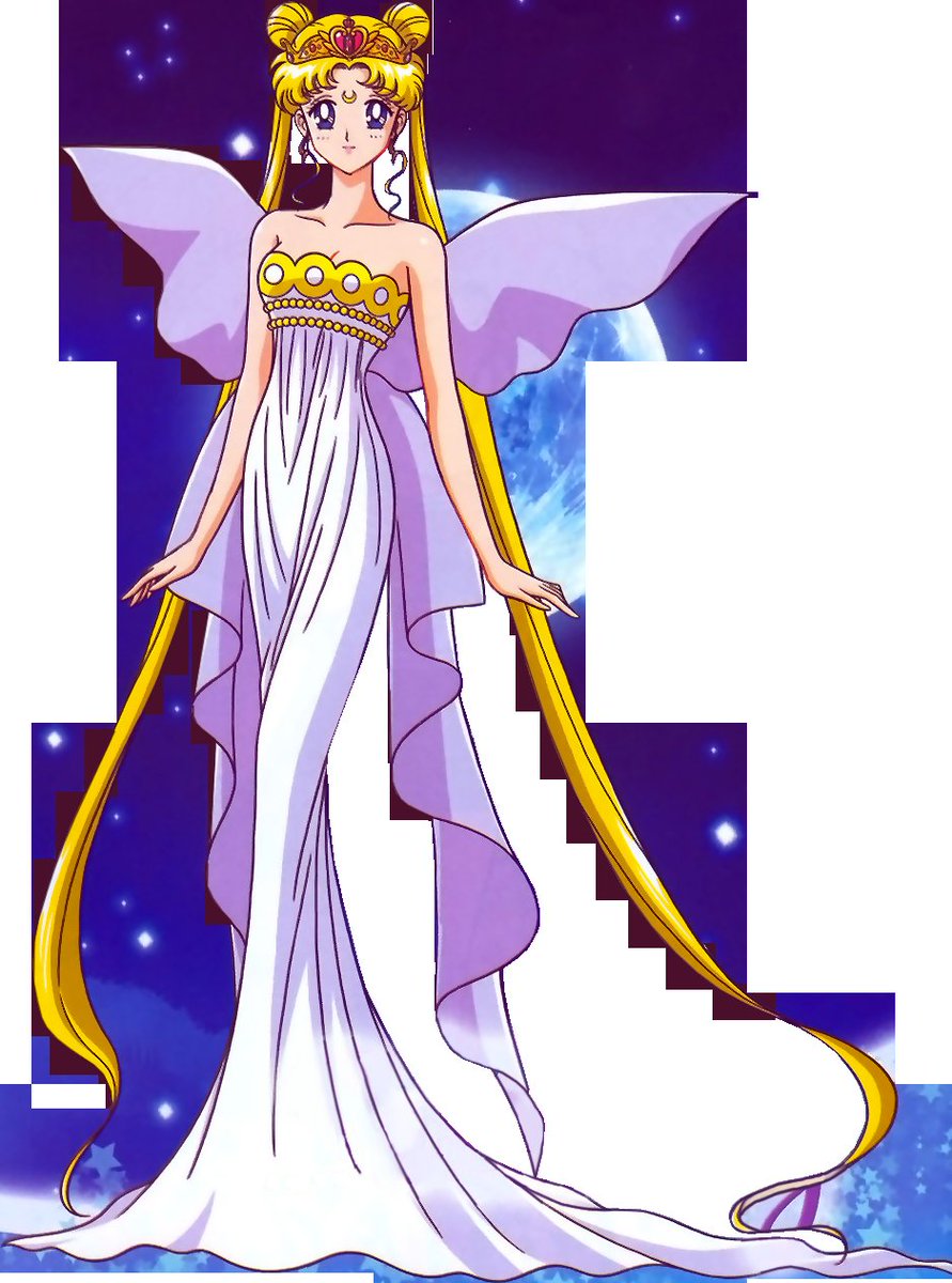 NOW, this is the important part. Sailor Moon was based on 3 sciences, one of them was mythology, where we can found greek mythology.Princess Serenity was based on the greek mythology of Selene, the goddess of the Moon.