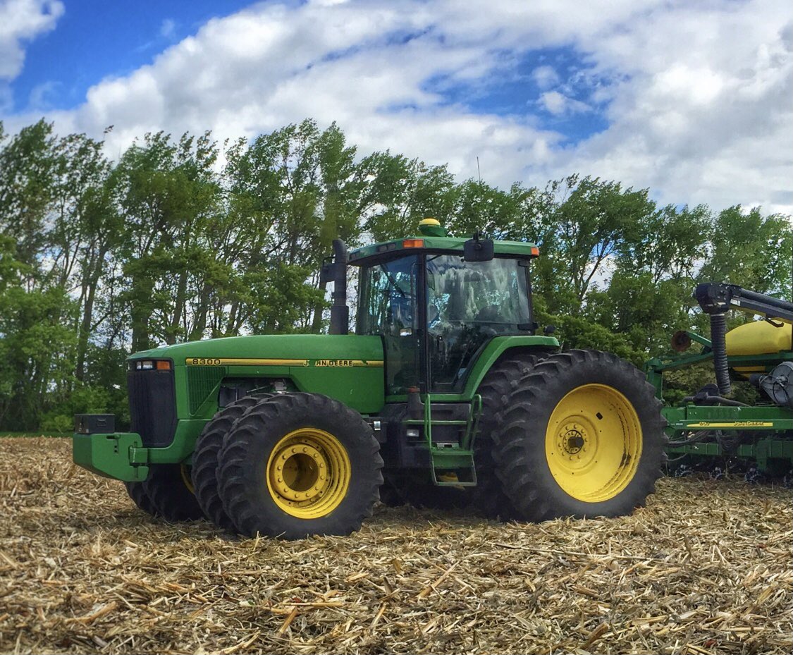 evantwedt's tweet photo. #AgTwitter I have a JD8300 for sale.
$47,950 OBO - 10765 hours 
Planter tractor, MFWD, 4SCV’s, 3pt., autosteer ready, powershift trans.
Just back from JD with a full service on it including 2 new batteries.
DM me for more details or if interested.
Retweet’s appreciated! https://t.co/6kscplmpGj