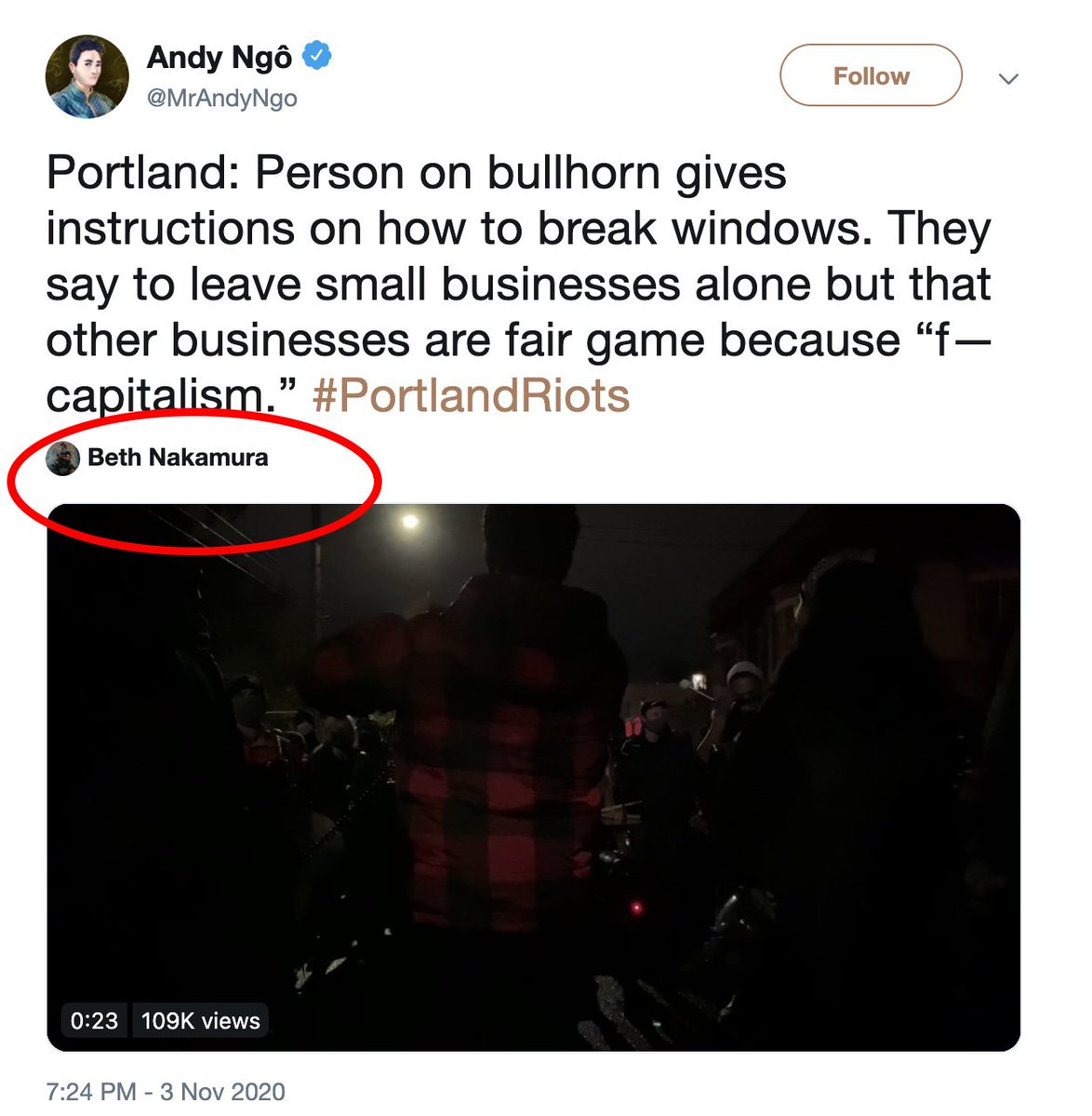 Andy Ngo tweet media