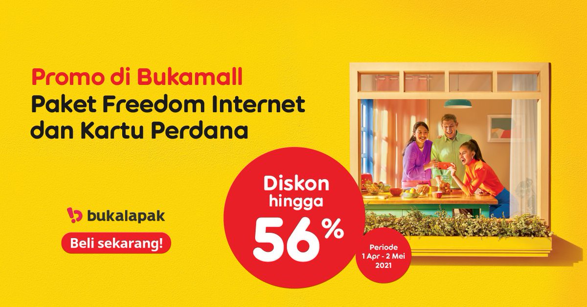 Mau dapet untung melimpah saat Ramadan? Jangan lewatkan promo di Bukamall!

Kamu bisa dapetin paket Freedom Internet dan Kartu Perdana IM3 Ooredoo dengan DISKON hingga 56%! Bener-bener berkah bulan baik.

Untuk info cek di Bukalapak sekarang! 👉🏻 bit.ly/32lfvci
