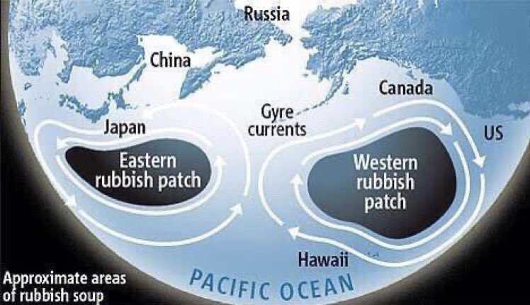 5/. We cannot plead ignoranceWe can no longer afford apathyIn the UK, each of us discards about 100kg of plastic per yearThere’s a ‘trash vortex' / ‘plastic soup’ the size of Texas in the Pacific where there are 6 kilos of plastic for every kilo of plankton.  #EarthDay    @AOC