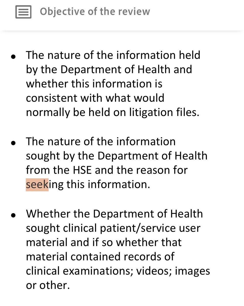 Let me give you a tip when reading internal Civil Service documents. Start with the statement of terms- this will be where you get the first inkling as to the line of defence they will be advancing.Here, the Dept seeks to distinguish between processing data and “seeking” it.