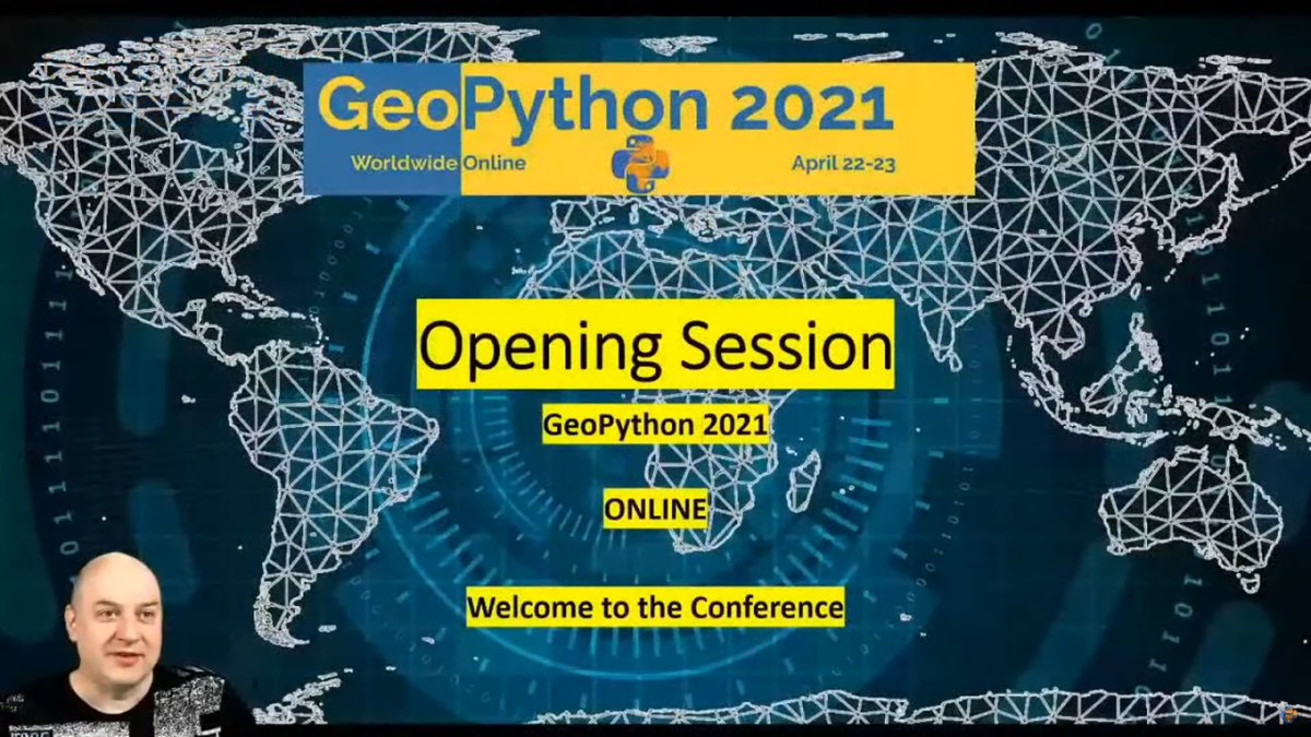 pauloxnet's tweet image. The GeoPython Conference 2021 🌍🐍 has just begun.🚀

Martin Christen @MartinChristen , the main creator of the conference, is welcoming all the participants 🫂 and explaining how to join the conference. 👨‍🏫️

CC @GeoPythonConf

#GeoPythonConf #python #geo #geopython #conference