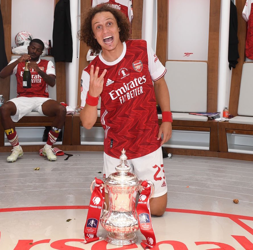 Arsenal defender, David Luiz, turns 34 today. Happy birthday to the former Chelsea and PSG star  