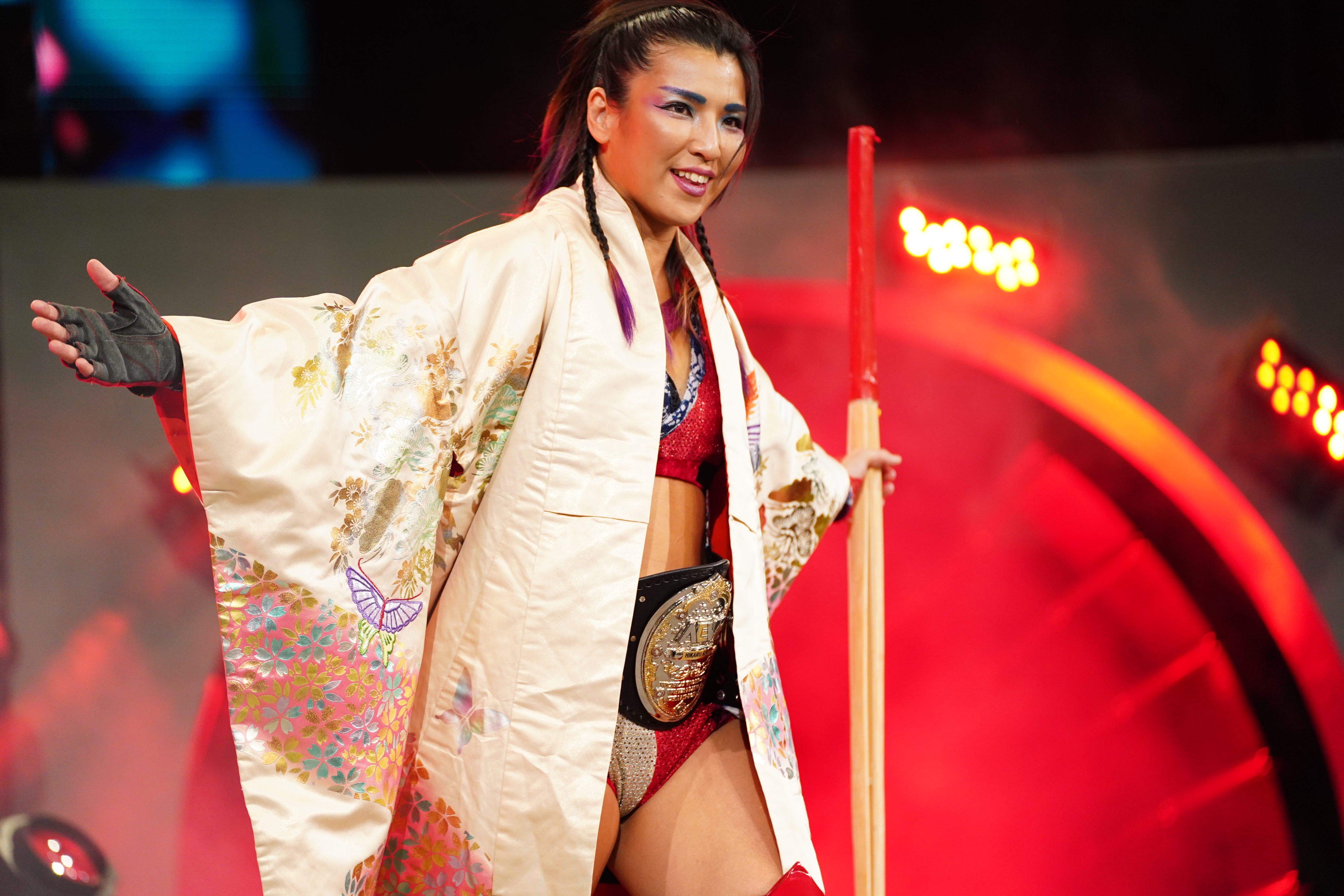 Hikaru Shida fought with Tay Conti on this week's AEW Dynamite for the women's title.