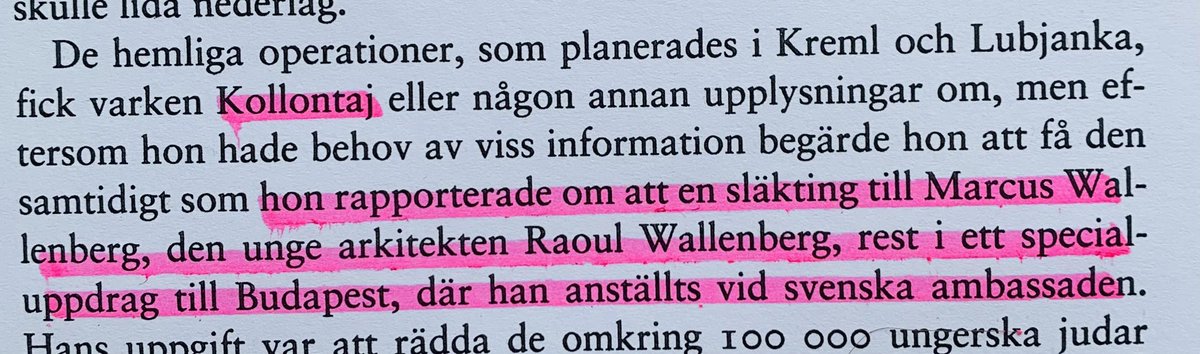Men även denna gång kan protester förväntas. Hösten 1944 framhåller Wallenberg-bolaget Asea att det är viktigt att den svenska staten håller sig borta från denna typ av kreditgivning. I samma veva skickar Kollontaj intel till Kreml: Släktingen Raoul W befinner sig i Budapest.