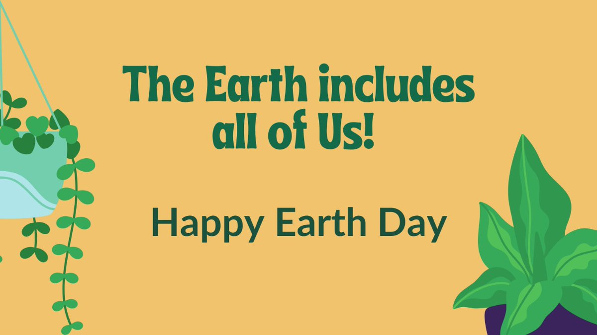 The environment is where we all meet; where all have a mutual interest; it is the one thing all of us share.

The Earth embraces all of us equally.

Happy Earth Day!