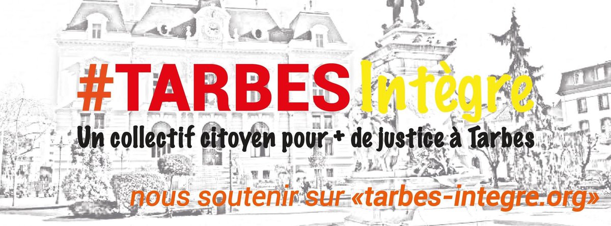 + de probité à #Tarbes on en cause à 15h sur #Facebook !! Likez la page Fcbk « Tarbes intègre » !