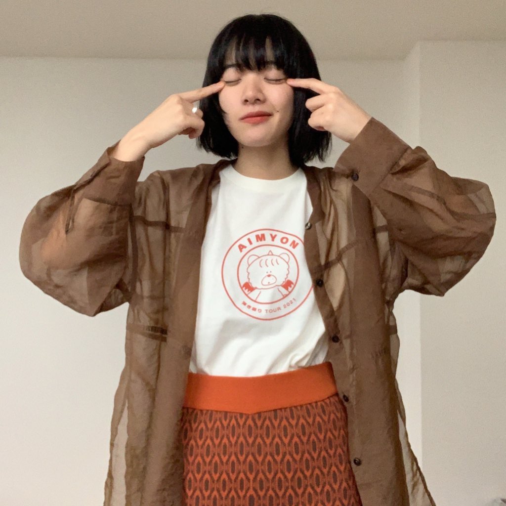 あいみょんスタッフ on Twitter "着画サイズ🧸 アイボリーM アイスグリーンL🥦 ホワイトXL こちらが正しいサイズです…