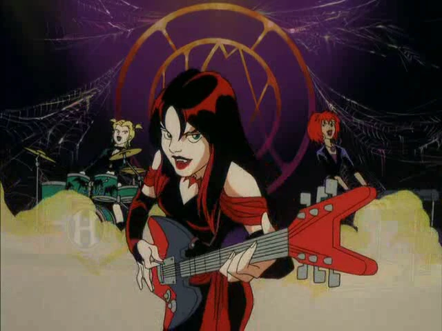 12. "Earth, Wind, Fire and Air" (1999)Another Hex Girls classic. And one advocating loving the planet. We love our eco-goth queens Fun fact! This song reappears in an episode of Scooby-Doo! Mystery Incoporated(From Scooby-Doo! and the Witch's Ghost)