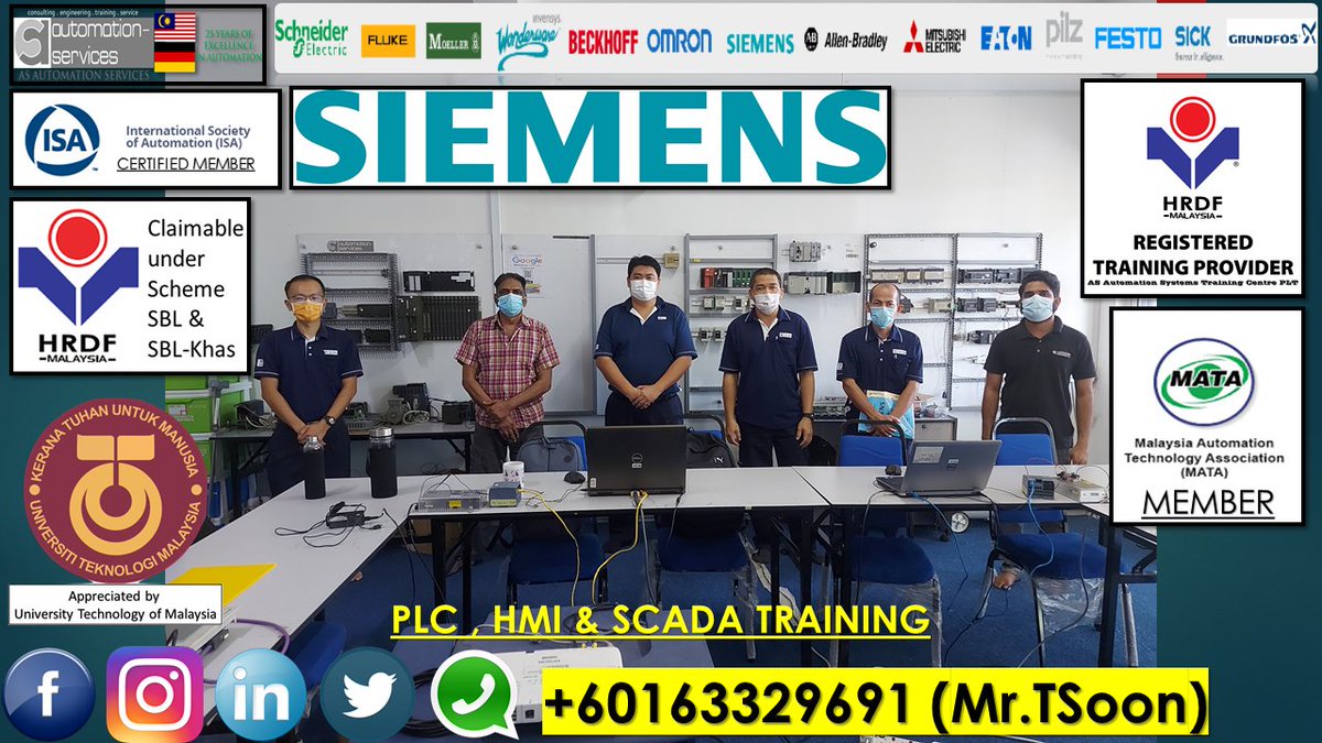 #Siemens #SimaticManagerV5_6, #WinCCFlexible & #VFD #Training / #TiaPortalV15_1 (5 Days) #HRDF #CABLE #COPPERCABLE #Training #SkillTraining #hrdftraining #malaysia #johorbahru #engineering #industrialautomation #Industry40 

link: bit.ly/3x8umVM