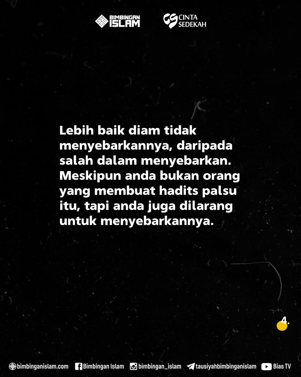 bimbingan_islam's tweet photo. Bolehkah menyebarkan hadits yang tidak jelas sumbernya? Read more ππ» https://t.co/ZUkvsRmTEO
#tanyajawab #konsultasisyariah #hukum #fiqih #share #hadits #berita #informasi #palsu #dusta #nasehat #adab #sabar #doa #dakwah #islam #BiASQA #tanyajawabbimbinganislam #bimbinganislam https://t.co/QltpTsk4pl