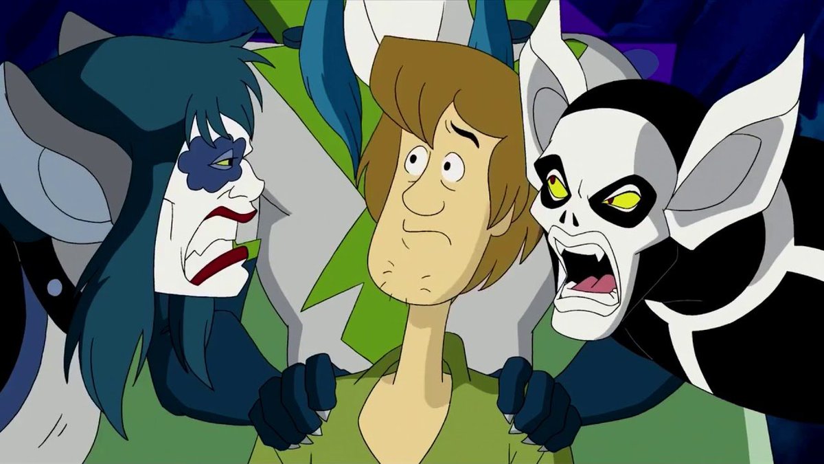 18. "Getaway Yeah" (2003)This song, from Scooby-Doo! and the Legend of the Vampire, is the best one from this movie. This movie is about a rock music festival, and it's great. It features the original voice cast (!!!) and the HEX GIRLS (!!!!!)