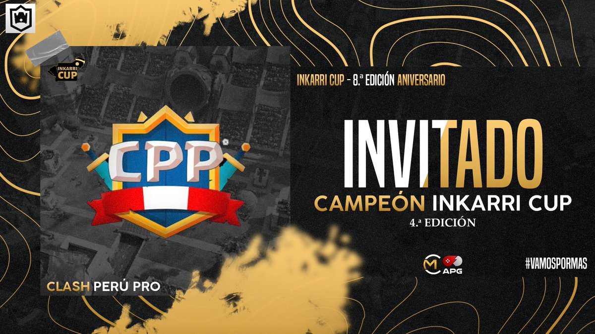 Clash Perú Pro (@clash_perupro) on Twitter photo #CR | INKARRI CUP 🏆 | 8.ª EDICIÓN ANIVERSARIO🔥 | INVITADOS ⚔️
Estamos muy agradecidos con la <a href="/Inkarri_Cup/">Inkarri Cup - All Stars</a> por la invitación. De parte de todo CPP los felicitamos por su primer año y por su excelente organización.
MUCHAS GRACIAS
#Inkarri_Cup #Aniversario #VamosPorMas #CR | INKARRI CUP 🏆 | 8.ª EDICIÓN ANIVERSARIO🔥 | INVITADOS ⚔️
Estamos muy agradecidos con la <a href="/Inkarri_Cup/">Inkarri Cup - All Stars</a> por la invitación. De parte de todo CPP los felicitamos por su primer año y por su excelente organización.
MUCHAS GRACIAS
#Inkarri_Cup #Aniversario #VamosPorMas