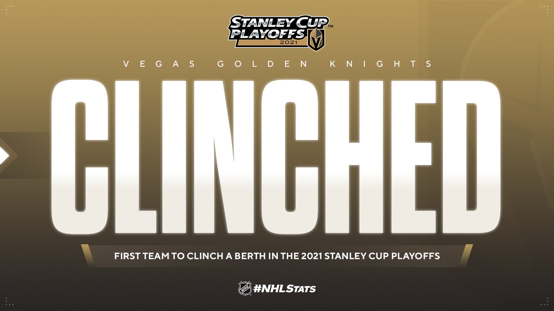 Vegas Golden Knights Clinch Postseason Berth; Latest 2021 NHL
