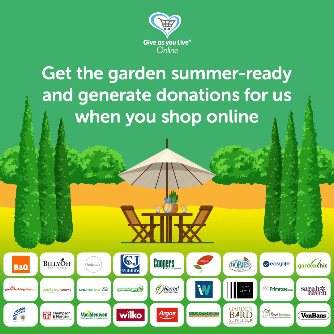xmasforkids's tweet photo. Are you thinking it's time to get that garden summer-ready?😎

Well don't forget you can spread that sunshine EVEN further this summer!☀️ 

Raise FREE donations for us, as you shop all things garden with our @giveasyoulive link! ⬇️

https://t.co/6JnVH6BZ5x https://t.co/tiG41TYCTl