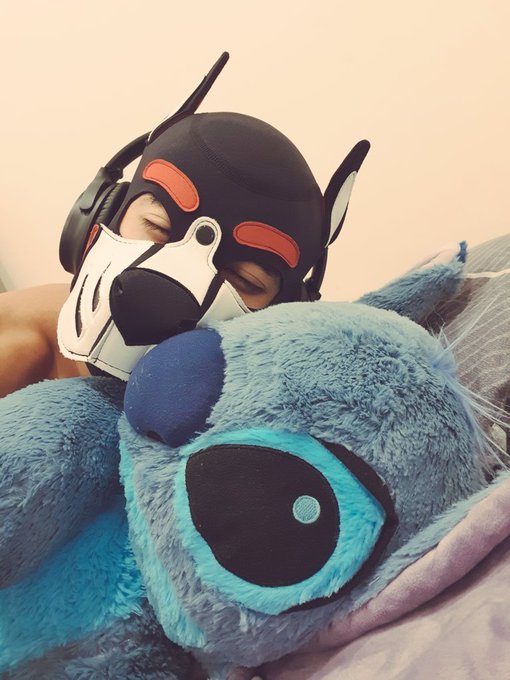 Snugglez with Stitch ?? https://t.co/mmDQuypNOy