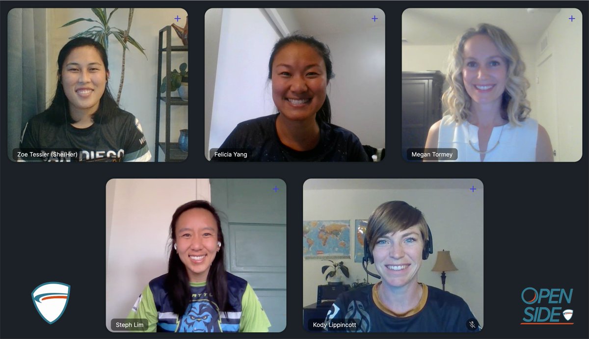 Wondering who's on our first Open Side episode? Here's a sneak peek from our recording. Recognize anyone? Our first episode, Open Side: Ultimate Path to Pro, drops next week!

And check out those sweet <a href="/breakmarkulti/">Breakmark</a> jerseys!